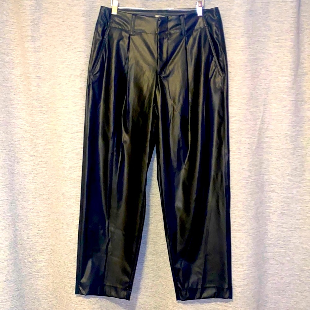 Faux LEATHER TROUSERS